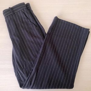 H&M Straight Leg Flowy Striped Pants